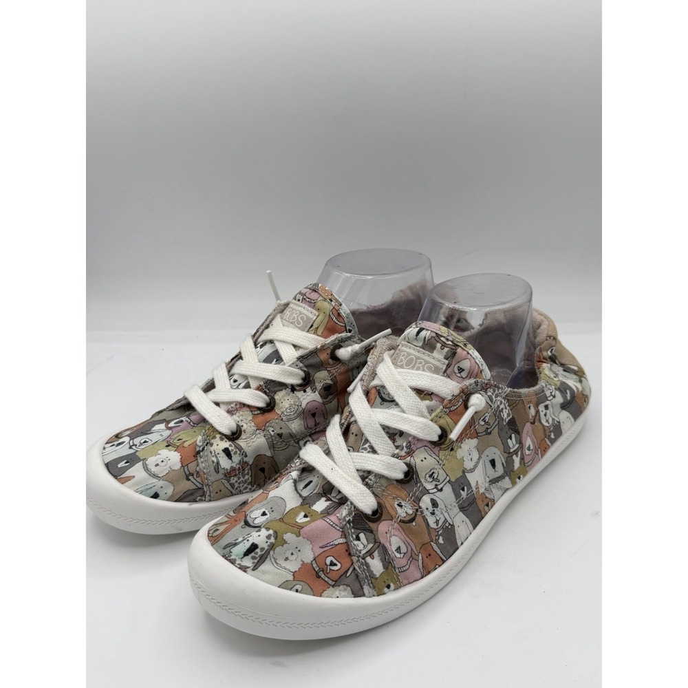Skechers Women's Beach Bingo Dog Party Multicolor Casual Shoes Sneakers Size 10